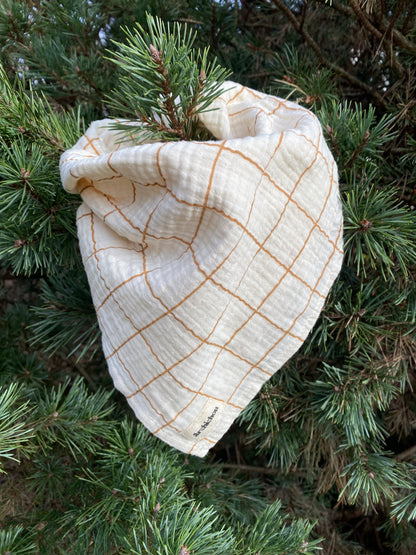 Foulard - Carreaux, beige